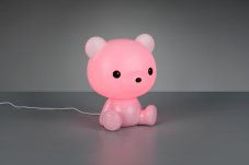 TRIO Reality R57991193 CUTIE dotyková stolní lampička v250mm SMD LED 0,3W/30lm 3000K růžová, ON/OFF