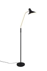 TRIO 463400180 TRAVELLER stojacia lampa V1450mm 1xE27 čierna, zlatá