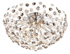 GLOBO 64135D1C KATRINA stropní svítidlo D600mm 6xG9 3,5W/350lm 3000K chromová, kouřová