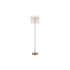GLOBO 15698SM GORLEY stojací lampa V1520mm 1xE27 zlatá, bílá