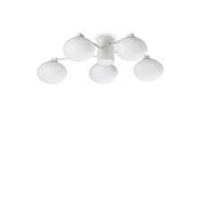 Ideal Lux 322698 HERMES stropné svietidlo 5xG9 D600mm biela