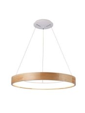 AZZARDO AZ2699 DECOline SILVAM 65 PENDANT stropné závesné LED svietidlo 50W/3250lm IP20 drevo/biela