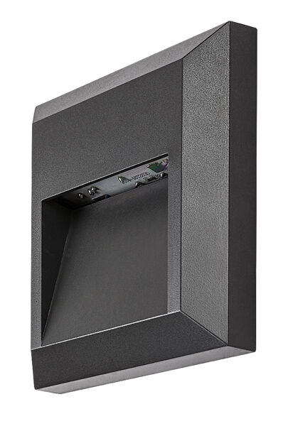 RABALUX 77105 Trento vonkajšie zápustné svietidlo do steny LED 4W/180lm 4000K IP65 antracit, priehľadná