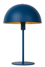 LUCIDE 45596/01/35 SIEMON stolná lampička V400mm 1xE14 modrá