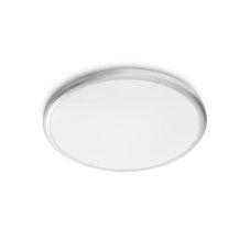 Philips Spray LED CL260 Stropné svítidlo do koupelny kruhové 17W/1500lm 377mm 2700K IP44 stříbrná