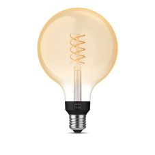 8719514343023 Philips Hue White Filament žárovka  E27 G125 V2 7W/550lm 2100K