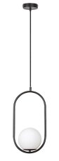 RABALUX 72028 Ghita závěsné svítidlo 1xE27 černá, bílá
