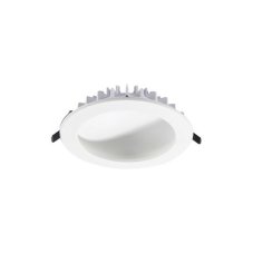 EMITHOR 63218 DOMES zápustné svítidlo 110 mm LED 8W, 4000K, hliník, bílá + vyrez