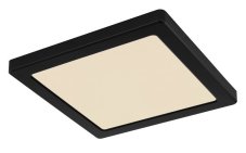 GLOBO 12380-18B LASSE stropní svítidlo LED 215x215mm 18W/1400lm 3000/4000/6500K černá, opál
