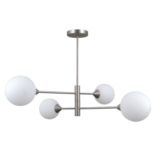 ITALUX PND-55342-4-SN Evora závěsné svítidlo 4xG9 matný nikel, bílá