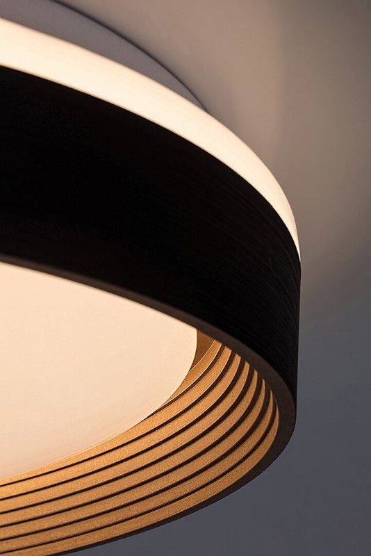 RABALUX 71308 Ladan stropné svietidlo D500mm LED 48W/3000lm 3000-6500K hnedá, zlatá, biela, stmievateľné, diaľkový ovládač