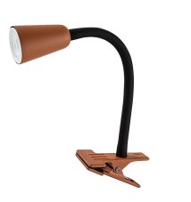 Stolná lampa so štipcom 1x GU10 oranžová IP20 Rabalux ALDO 74090