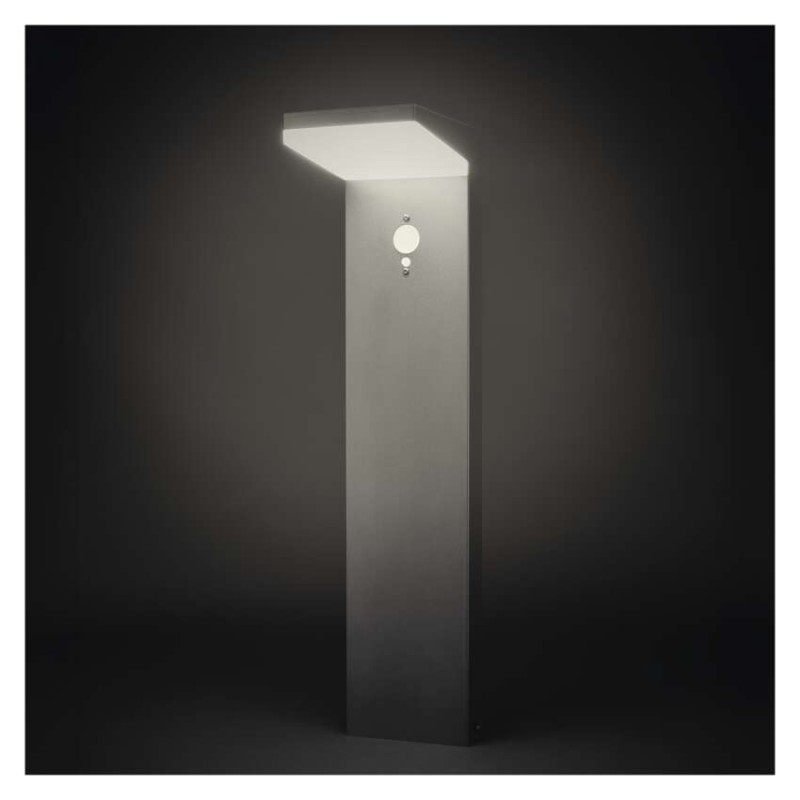 EMOS ZGK0B4S VEREA solární venkovní stojanové svítidlo/sloupek LED 154 × 107 × 500 4,4W 460lm 3000K IP44 se senzorem černá