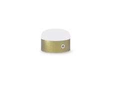 Ideal lux 334981 MIGNON dotyková stolná lampička V66mm LED 5W 500/330lm 3000K mosadzná, nabíjateľná batéria