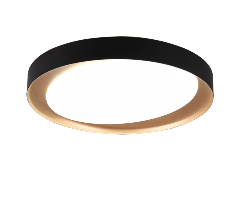 TRIO R62712402 ZETA stropní svítidlo LED D485mm 24W/1920lm 2700-6500K, černá, bílá, stmívatelné, dálkové ovládaní