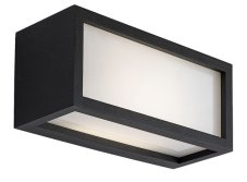 RABALUX 77099 Lublin vonkajšie nástenné svietidlo LED 10W/480lm 4000K IP54 čierna, biela