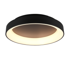 TRIO 671290132 GIRONA stropní svítidlo LED D600mm 48W/5600lm 2700-6000K černá matná, stmívatelné, dálkový ovladač