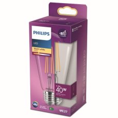 Philips 8718699763039 LED classic žárovka 4,3W/40W 470lm E27 2700K 220-240V ST64 filament
