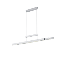 TRIO 375310507 TRAJAN závesné svietidlo dotykové LED 42W/4000lm, 2x6W/500lm 2700-5000K matný nikel, stmievateľné