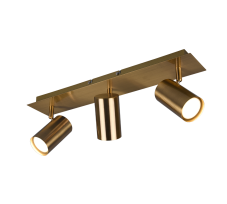 TRIO 802400304 MARLEY bodové svietidlo 3xGU10 antická mosadz