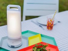 LUTEC 6904101331 DRAGONFLY přenosné solární LED svítidlo 1,2W 4000K IP54 bílá