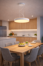 Philips HUE LED White Ambiance 41162/31/P6 Enrave závěsné svítidlo 33,5W 4300lm 2200-6500K 42,5cm bílé stmívatelné BlueTooth + HUE Switch