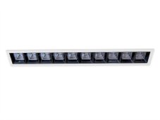 LED2 2312841DT TECO 10 lineární zápustné svítidlo LED 55x395mm 30W/3000lm 4000K TRIAC bílá