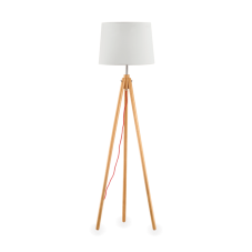 Stojanové svítidlo Ideal lux 089805 YORK PT1 WOOD 1xE27 60W
