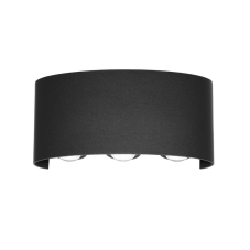 ITALUX OWL-451-3-BL Ortelo exteriérové nástěnné svítidlo LED 6W 3000K IP54 černá matná