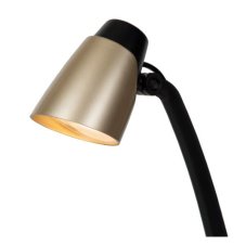 LUCIDE 18660/05/02 LUDO stolní svítidlo LED 4,5W/350lm 3000K černá, mosazná