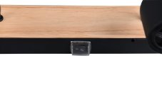 TRIO 284470332 ARTURO nástěnné svítidlo s vypínačem 3xE27 IP44 černá, dřevo