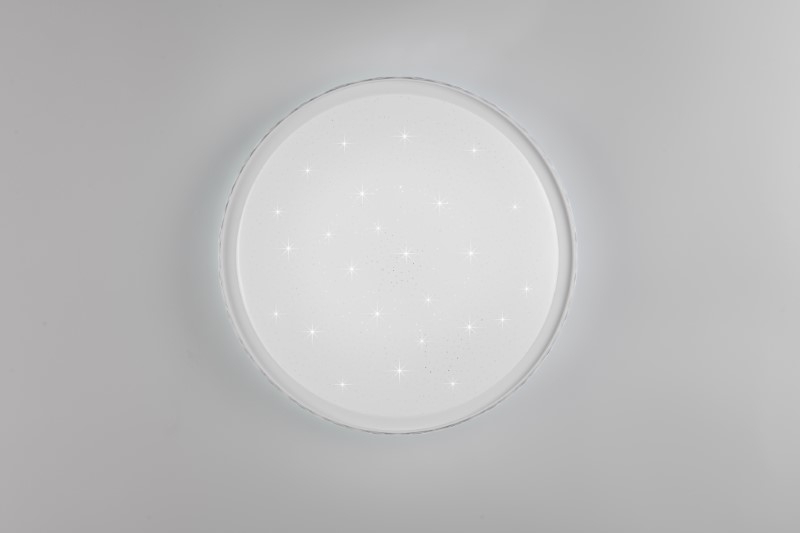 TRIO Reality R64811101 VARDA stropné svietidlo D390mm SMD LED 24W/2500lm 2700-6500K biela, diaľkový ovládač, starlight efekt