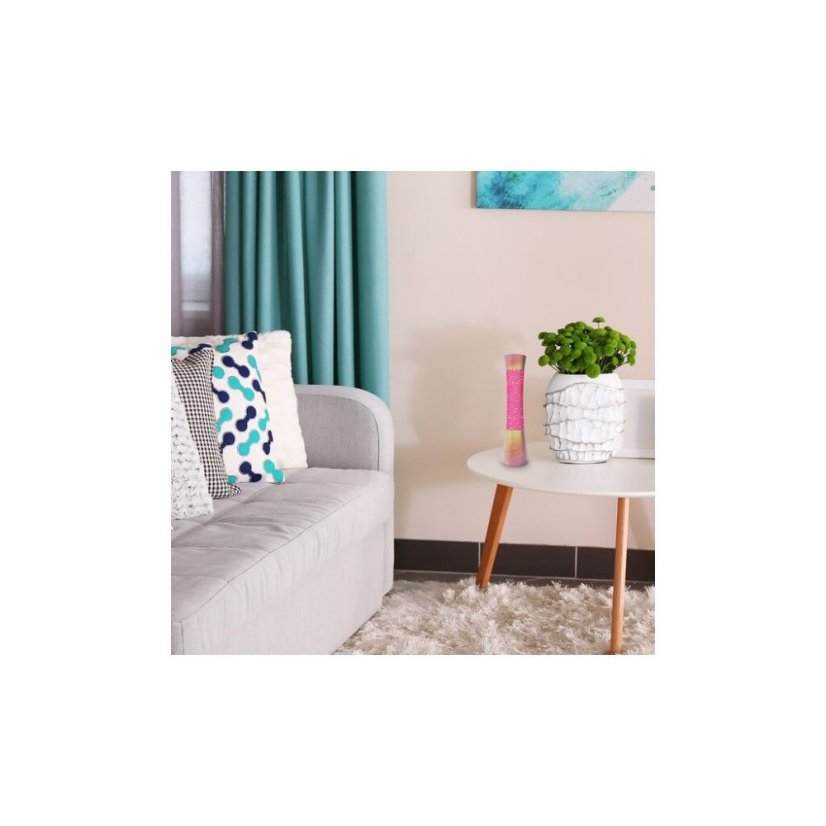 RABALUX 7027 Minka dekoračná lávová lampa V395mm 1xGY6,35 ružová