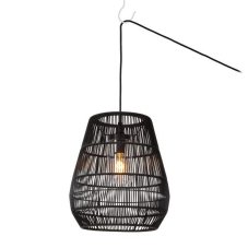 LUCIDE 03844/01/30 NERIDA venkovní závěsné svítidlo 1xE27 D350mm IP44 černá