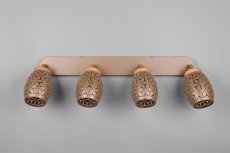 TRIO Reality R81574065 BIDAR stropní bodové svítidlo/spot 4xE14 kávová