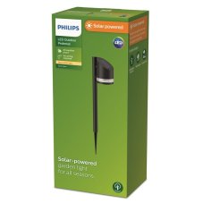 Philips 8720169265608 Outdoor solar Fyve solární zapichovací svítidlo/sloupek LED 1,5W/200lm 2700K IP44 černá
