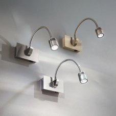 Nástěnné svítidlo Ideal lux 031477 DYNAMO AP1 NICKEL 1xLED 3W / 200lm 4000K