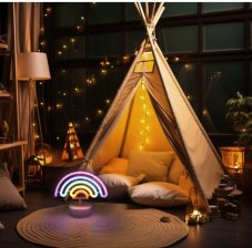 GLOBO 28063 PELANGI dekorační osvětlení LED 2W bílá