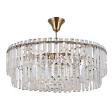 ITALUX PND-22320-8-ABR Buena závěsné svítidlo 8xE14 D620mm starožitná bronzová