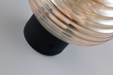 TRIO Reality R27771113 EARL dotykové nástěnné svítidlo SMD LED 1,5W/140lm 3000K černá matná, jantarová, nabíjecí baterie, USB kabel