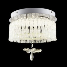 GLOBO 68397-12 MATHILDA krištáľové stropné svietidlo LED D280mm 12W/840lm 4000K chróm