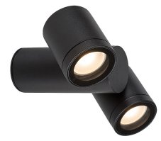 RABALUX 77111 Enol venkovní nástěnné svítidlo 2xGU10 IP44 černá