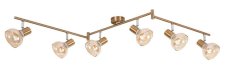 RABALUX 5553 Holly stropní svítidlo E14 6X MAX 40W antická zlatá
