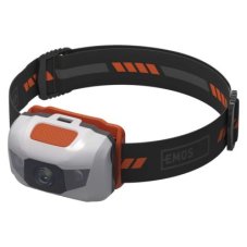 EMOS P3521 LED čelovka 85lm 3× AAA IP43 bielo-oranžová