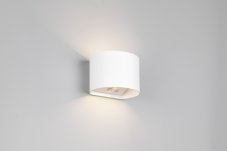 TRIO Reality R24161631 GENIE vonkajšie nástenné svietidlo efektné SMD LED 2x1W/150lm 3000K IP44 biela matná