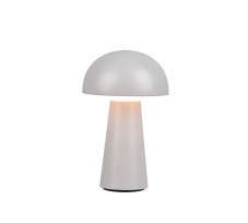 TRIO Reality R52176177 LENNON venkovní dekorační dotyková lampička SMD LED 2W/180lm 3000K IP44 šedá, nabíjecí baterie, USB