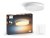 Philips HUE LED White Ambiance 41159/31/P6 Enrave M stropní svítidlo 19,2W 2450lm 2200-6500K 38,1cm bílé stmívatelné BlueTooth + HUE Switch