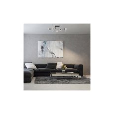 RABALUX 3296 Sullivan stropní svítidlo 5xE14 černá, kouřová