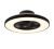 TRIO R62672132 HALMSTAD stropní svítidlo s ventilátorem LED D593mm 40W/3000lm 3000-6500K matná černá, stmívatelné, dálkový ovladač