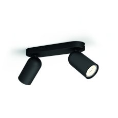 Philips 50582/30/PN Pongee spot 2xGU10 čierny